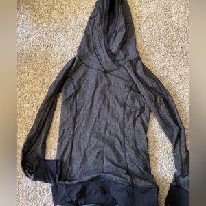 Lululemon Athletica Tops | Lululemon Grey Hoodie